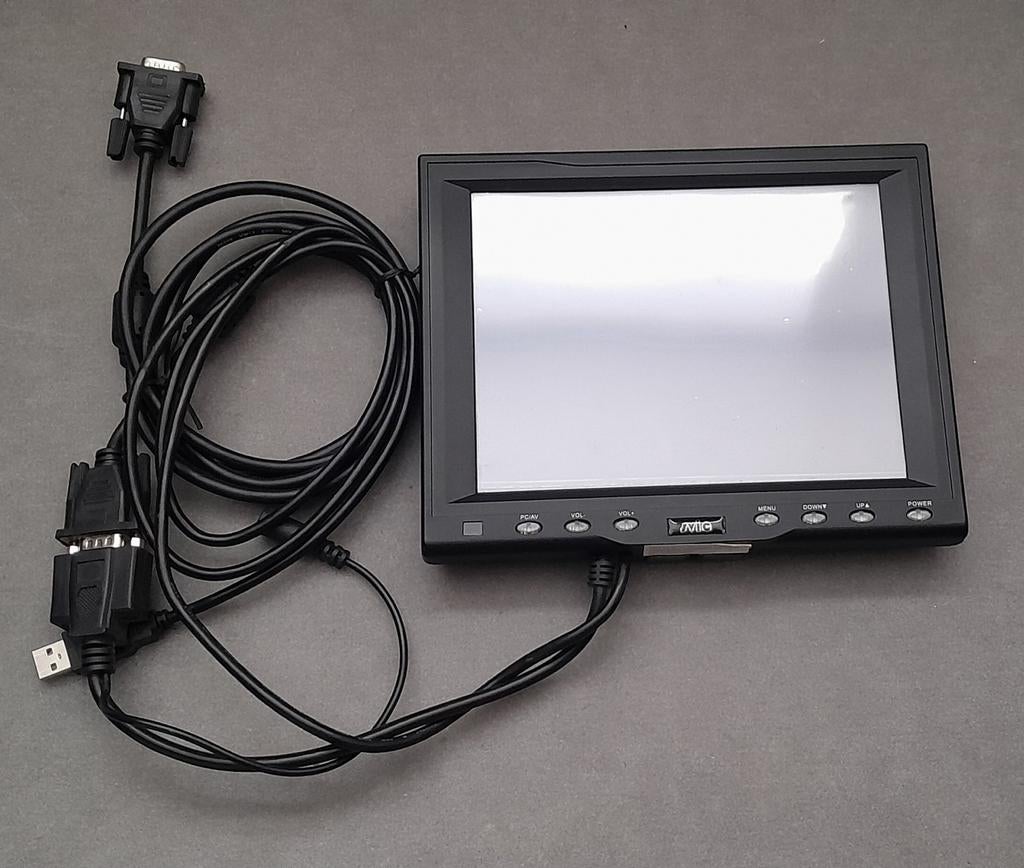 Compacte LCD Monitor met VGA en USB-aansluiting, Gebruikt, Onbekend, Ophalen of Verzenden, Overige resoluties