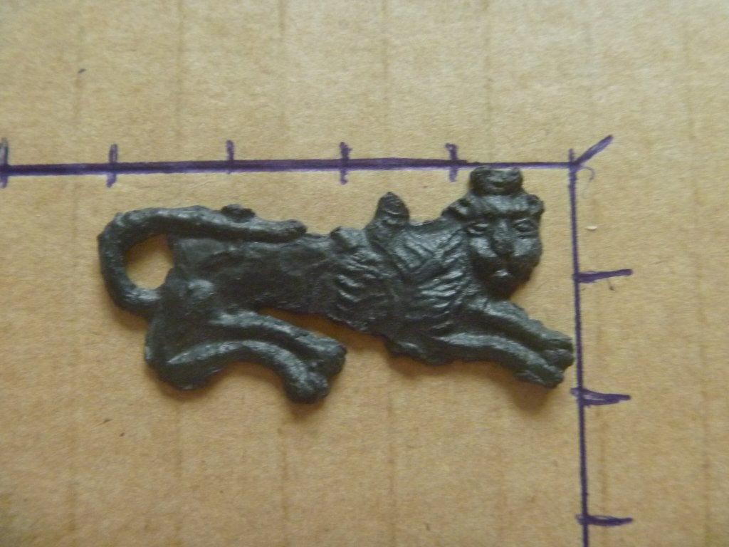 Bodemvondst. Geraardsbergen.Pelgrims insigne.Leeuw.Detector, Ophalen of Verzenden