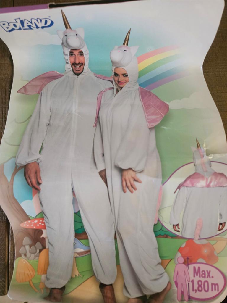 Nieuwe eenhoorn onesie - perfect voor carnaval of themafeest, Ophalen of Verzenden, Nieuw, Carnaval, Kleding