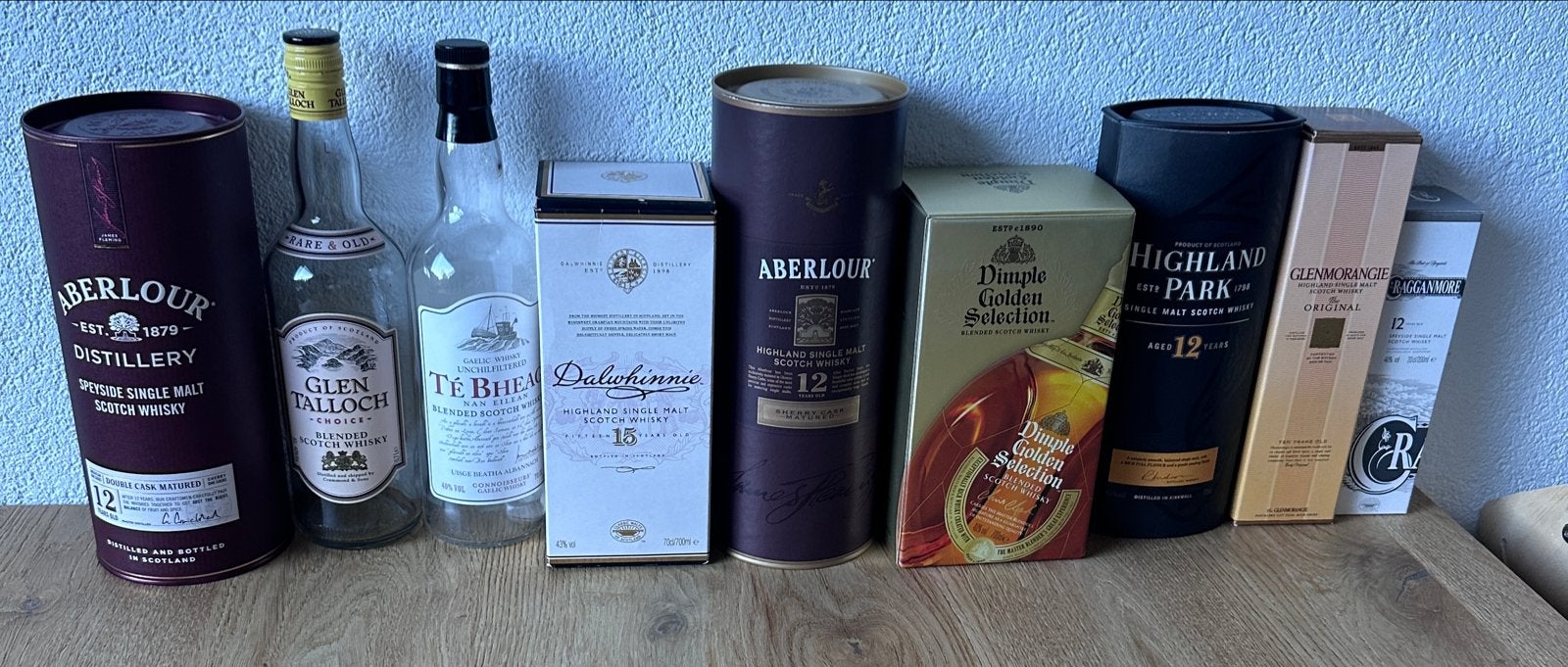Whiskyflessen en miniaturen - Lege verzameling, Ophalen of Verzenden, Gebruikt