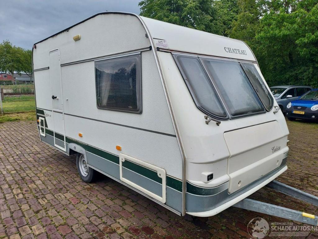 Calista 390 bj 1998 + Tent en luifel 1995 euro, Caravans en Kamperen, Caravans, Chateau, Bedrijf, Treinzit, Tot en met 3