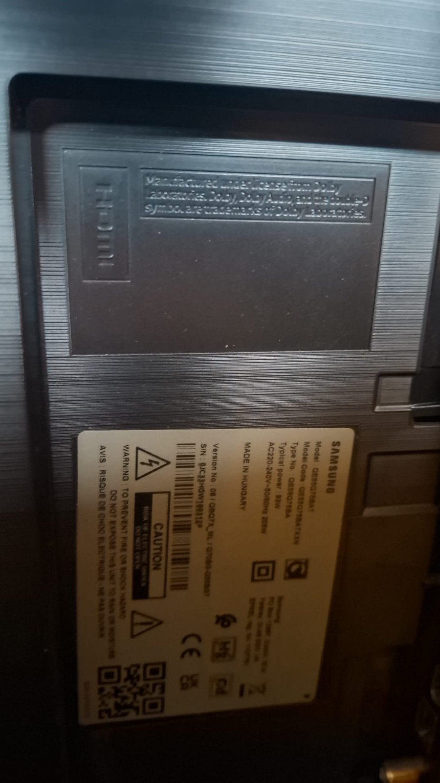 Samsung Smart TV met defect beeldscherm (t.e.a.b.), Audio, Tv en Foto, Televisies, 50 Hz, Ophalen of Verzenden, Samsung, 100 cm of meer