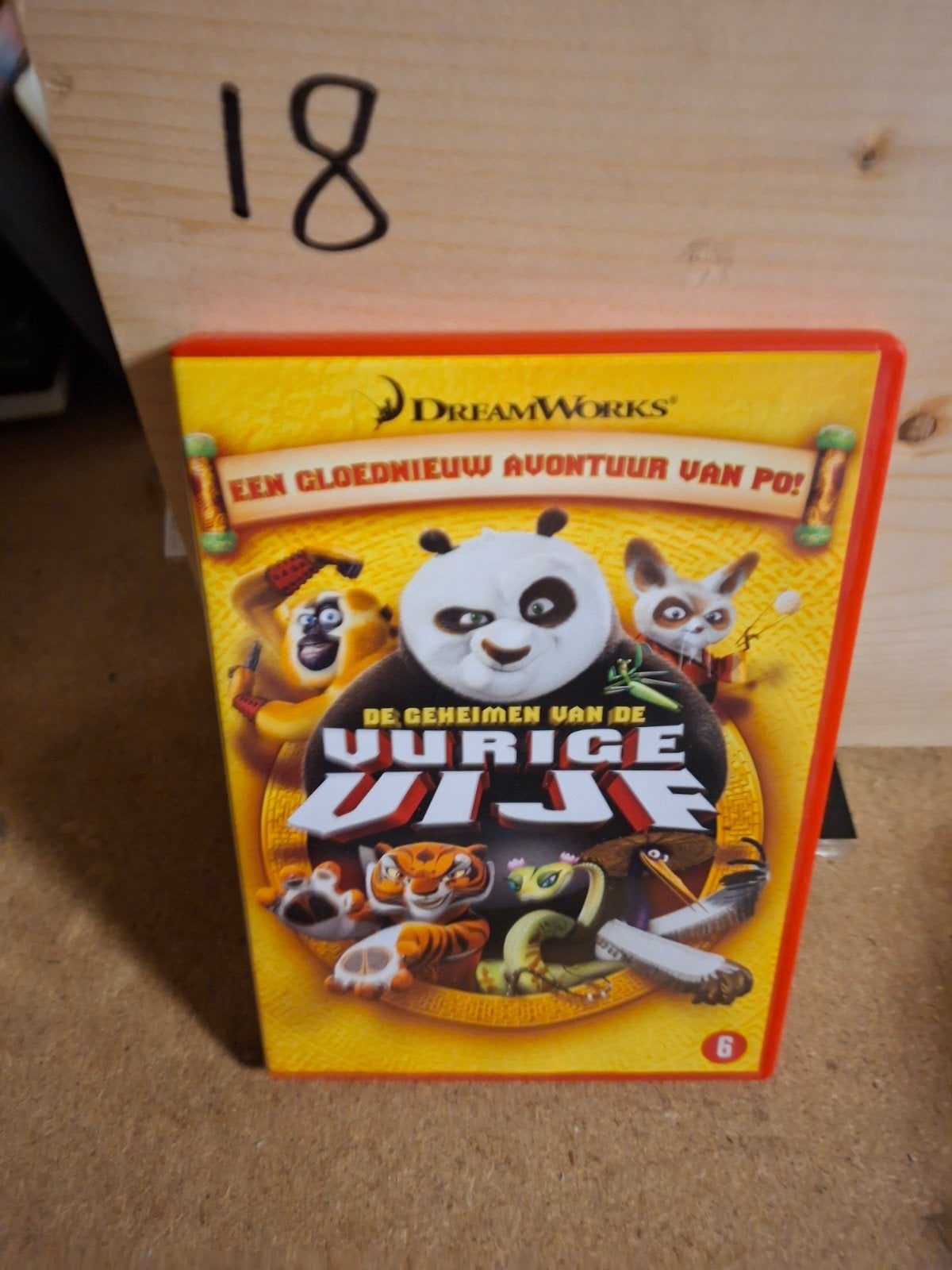 Kung Fu Panda: De Geheimen van de Vurige Vijf DVD, Gebruikt, Animatie, Vanaf 6 jaar, Film