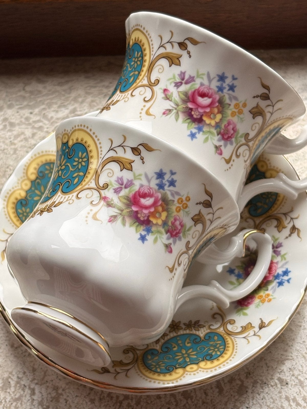 Royal Albert Bone China Berkeley Kop en Schotel Set, Ophalen of Verzenden
