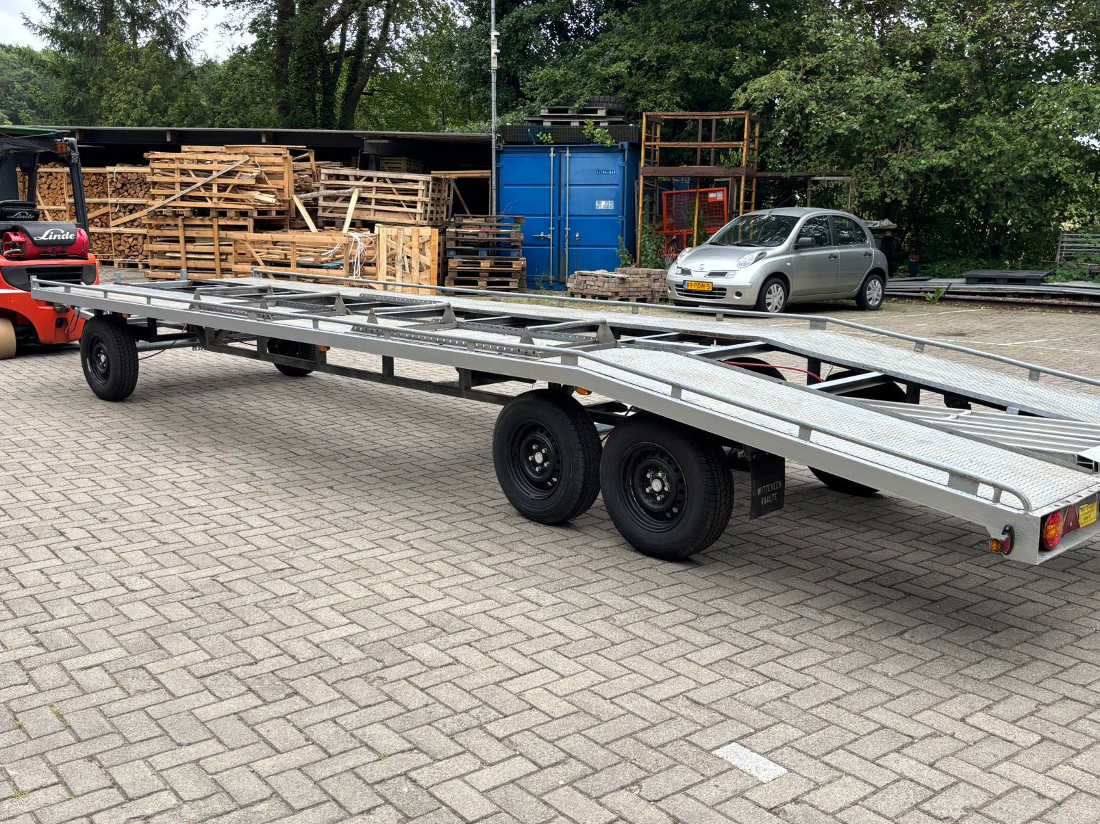 Schamelwagen 3500kg Autotransporter, Auto diversen, Ophalen of Verzenden, Zo goed als nieuw