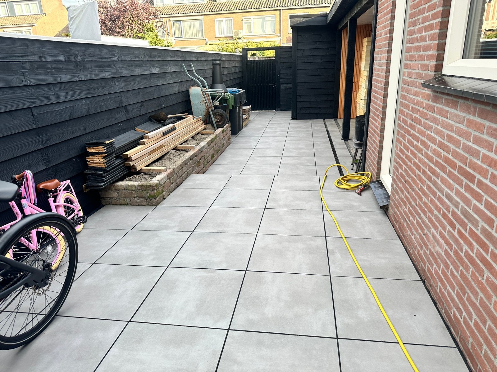 Keramische tegels 60x60x3 grey, Tuin en Terras, Ophalen, Nieuw, Overige materialen
