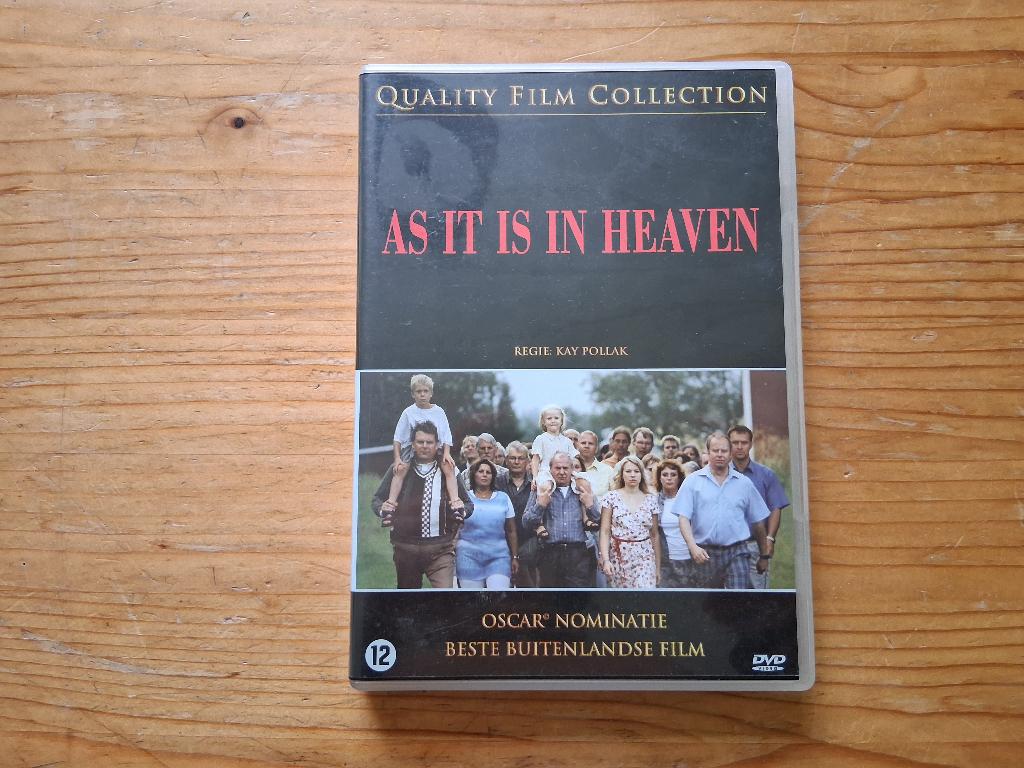 As it is in Heaven - DVD, Vanaf 12 jaar, Ophalen of Verzenden, Gebruikt, Overige gebieden
