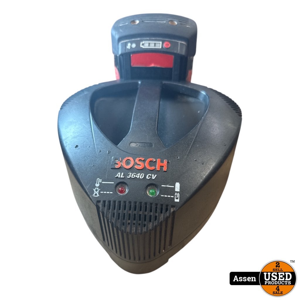 Bosch AL 3640 CV Acculader Incl. 2 Bosch 36v 2,6Ah accu's, Bosch, Gebruikt, Support@bosch.com, Robert Bosch GmbH
Robert-Bosch-Platz 1
70839 Gerlingen-SchillerhÃ¶he
Germany
