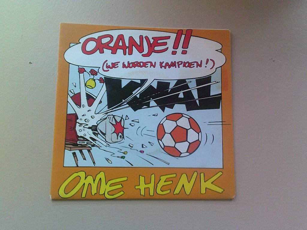 Ome Henk - Oranje!! (We Worden Kampioen!) Vinyl Single, Cd's en Dvd's, Vinyl | Nederlandstalig, 1990 - 1999, Overige genres, 7 inch