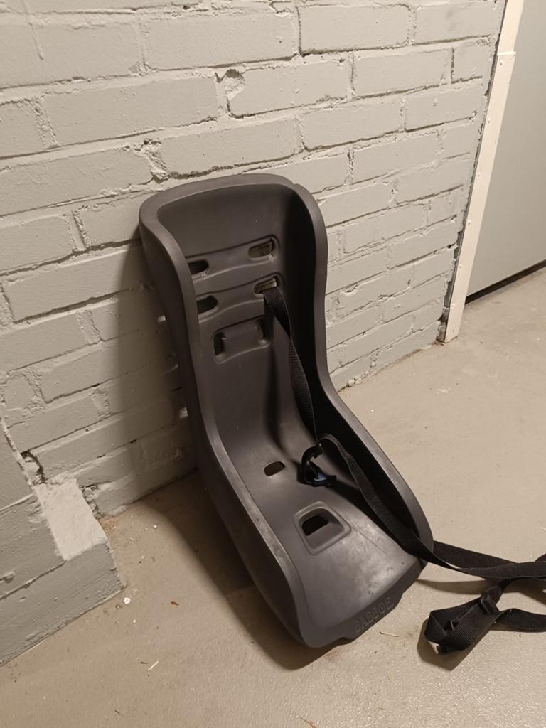 Babboe peuterzitje voor bakfiets, Ophalen