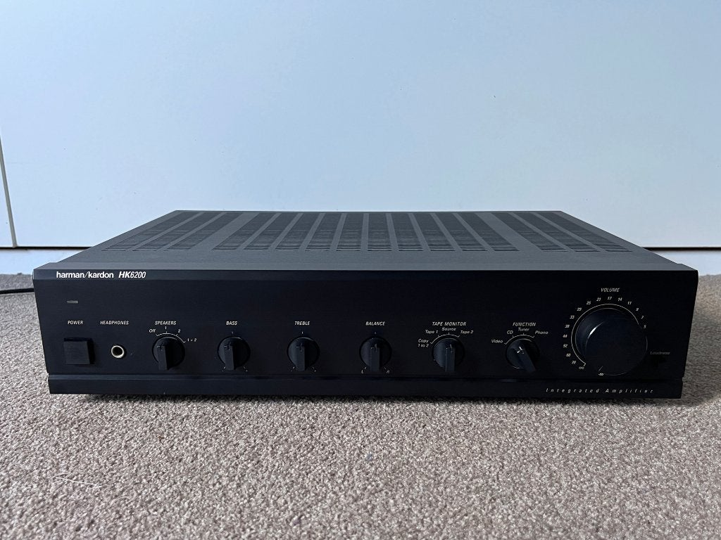 Harman Kardon HK6200 geïntegreerde versterker, Overige merken, Ophalen of Verzenden, Zo goed als nieuw, Minder dan 60 watt