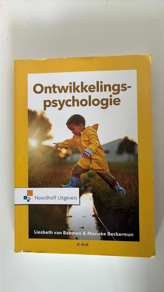 Ontwikkelingspsychologie, Boeken, Gelezen, Marieke Beckerman; Liesbeth van Beemen, Alpha, HBO