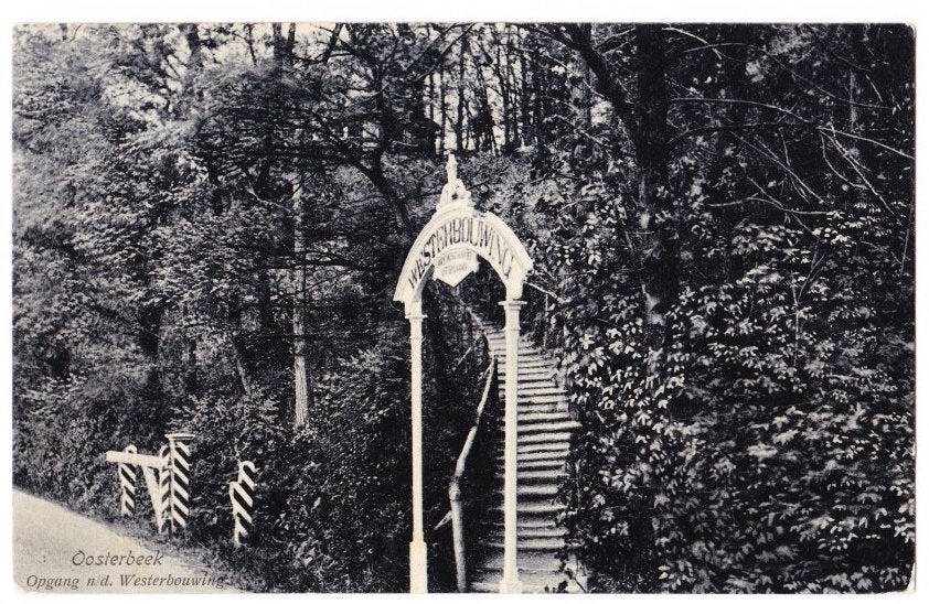 Oosterbeek Westerbouwing Oude gelopen ansichtkaart (B1332), Ophalen of Verzenden, 1960 tot 1980, Gelopen, Gelderland