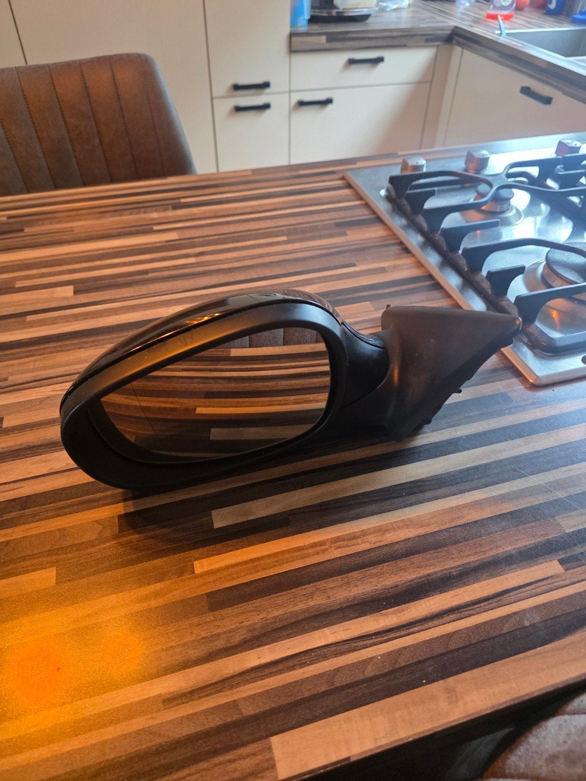 BMW E90 E91 E92 E93 Spiegel Links Zwart, Auto-onderdelen, Spiegels, Ophalen of Verzenden, Gebruikt, BMW