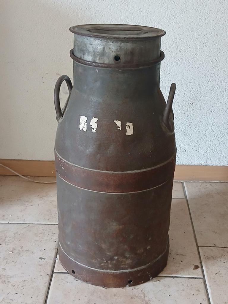 Antieke melkbus - Decoratieve vintage kan, Ophalen of Verzenden