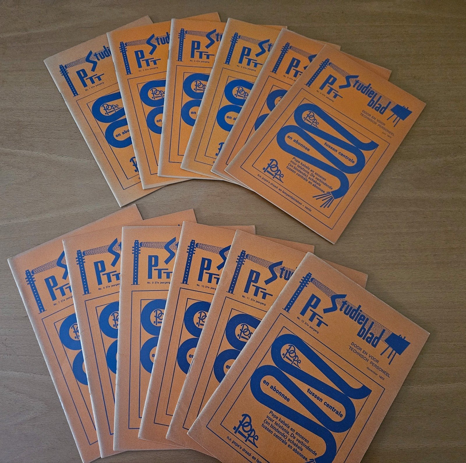 PTT Studieblad - Technisch Personeel - Januari 1972, Boeken, Ophalen of Verzenden, Gelezen, Elektrotechniek, Diverse auteurs (PTT)