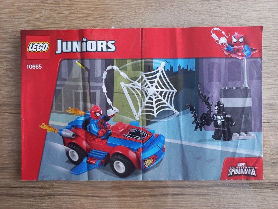 handleiding van LEGO Juniors set 10665: Spider-Man: Spider-C, Gebruikt, Marvel, Lego, Overige typen