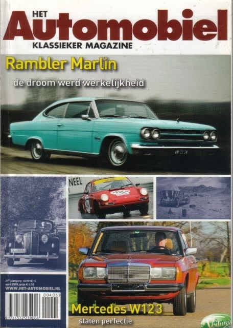 Automobiel 4 2008 : Mercedes Benz 230E W123 - Rambler Marlin, Ophalen of Verzenden, Gelezen, Algemeen