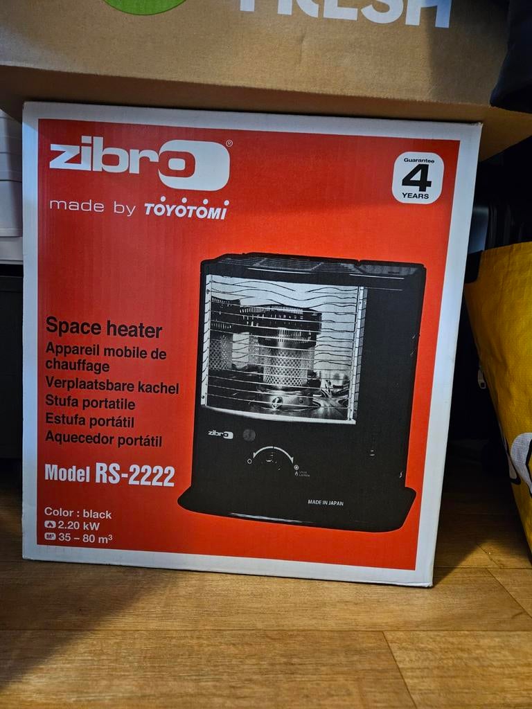 Zibro RS-2222 petroleumkachel - Nieuw in doos, Huis en Inrichting, Kachels, Ophalen, Nieuw, Overige brandstoffen, Petroleumkachel