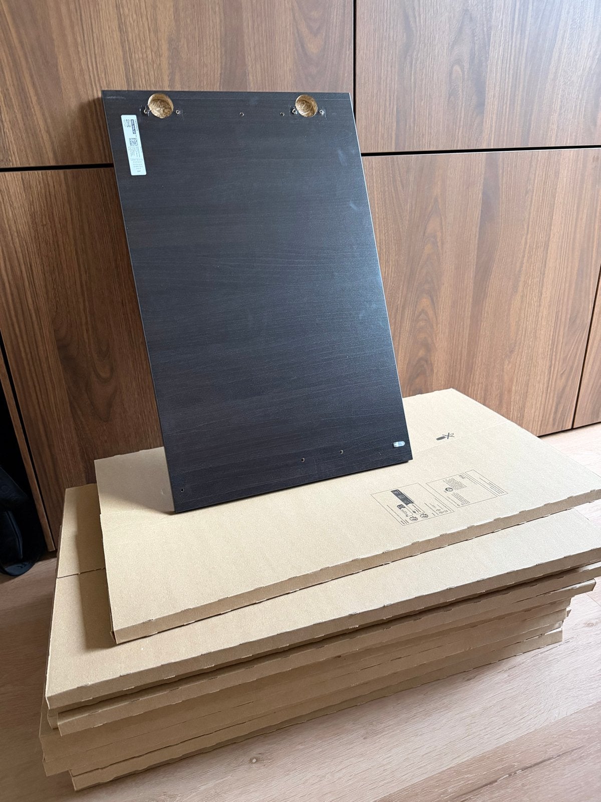11x IKEA Besta Lappviken Deur/La front 60x38 bruin/zwart, Huis en Inrichting, Ophalen, Gebruikt