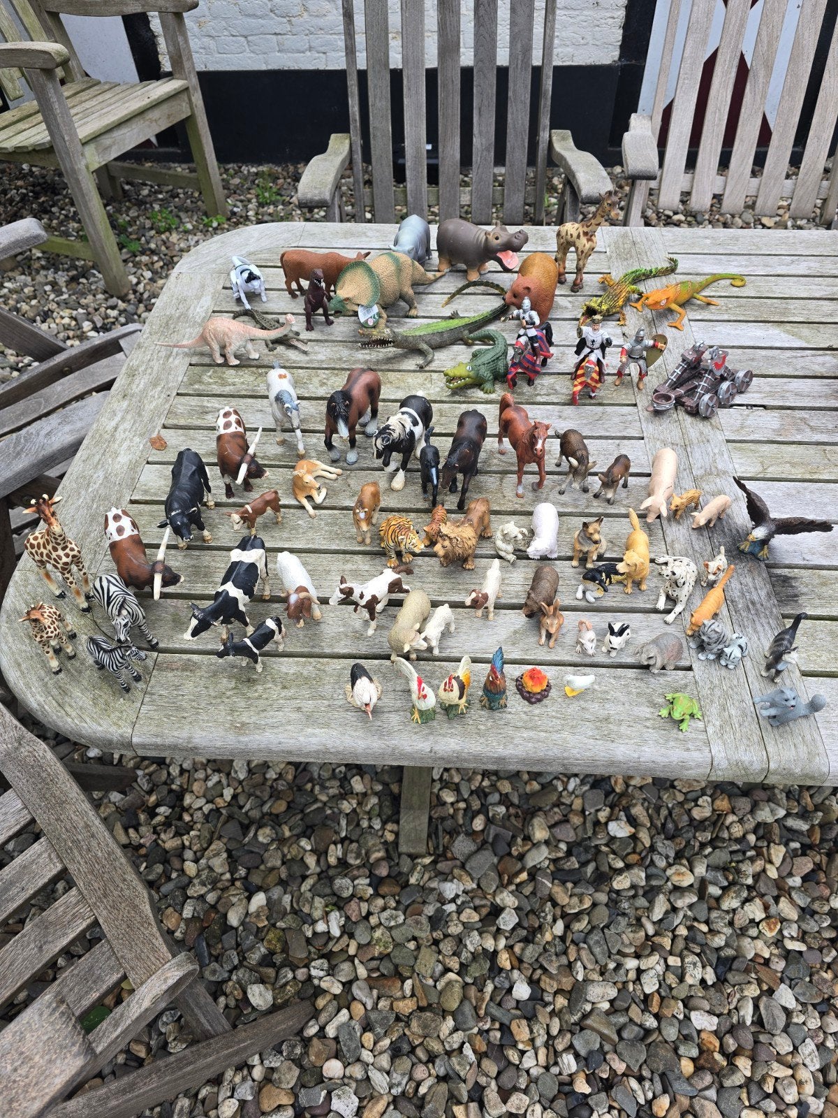 Grote collectie Schleich dierenfiguren, Ophalen of Verzenden, Gebruikt, Jongen of Meisje