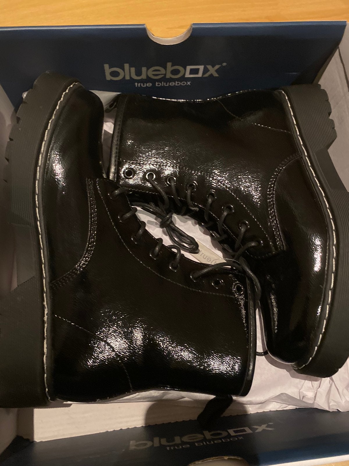Blue Box laarzen – Maat 37– Nieuw met prijskaartje, Zwart, Lage of Enkellaarzen, Nieuw, Ophalen of Verzenden