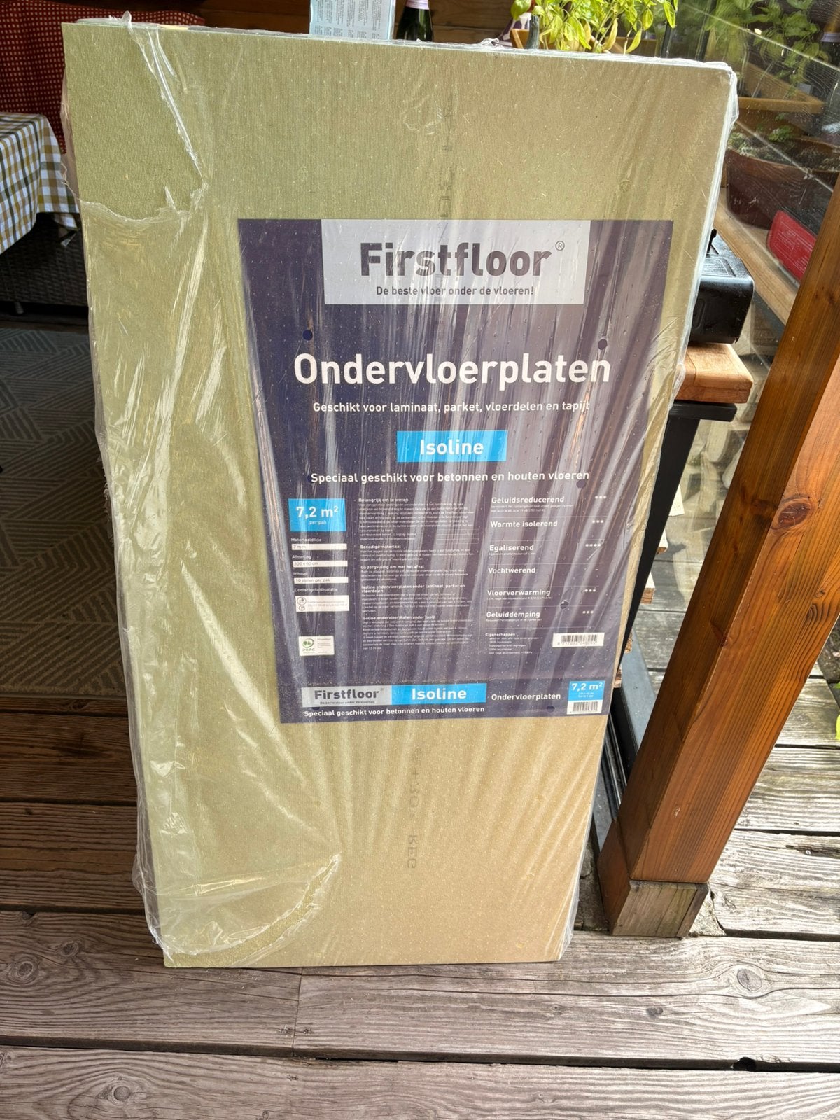 Ondervloerplaten 9 stuks, Doe-het-zelf en Verbouw, Ophalen, 30 cm of meer, 50 tot 150 cm, Zo goed als nieuw