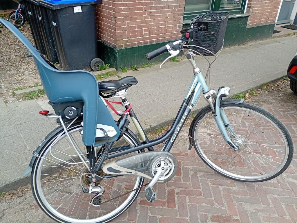 Mooie Gazelle Luzern dames fiets, Ophalen, Gebruikt, 47 tot 50 cm, Versnellingen