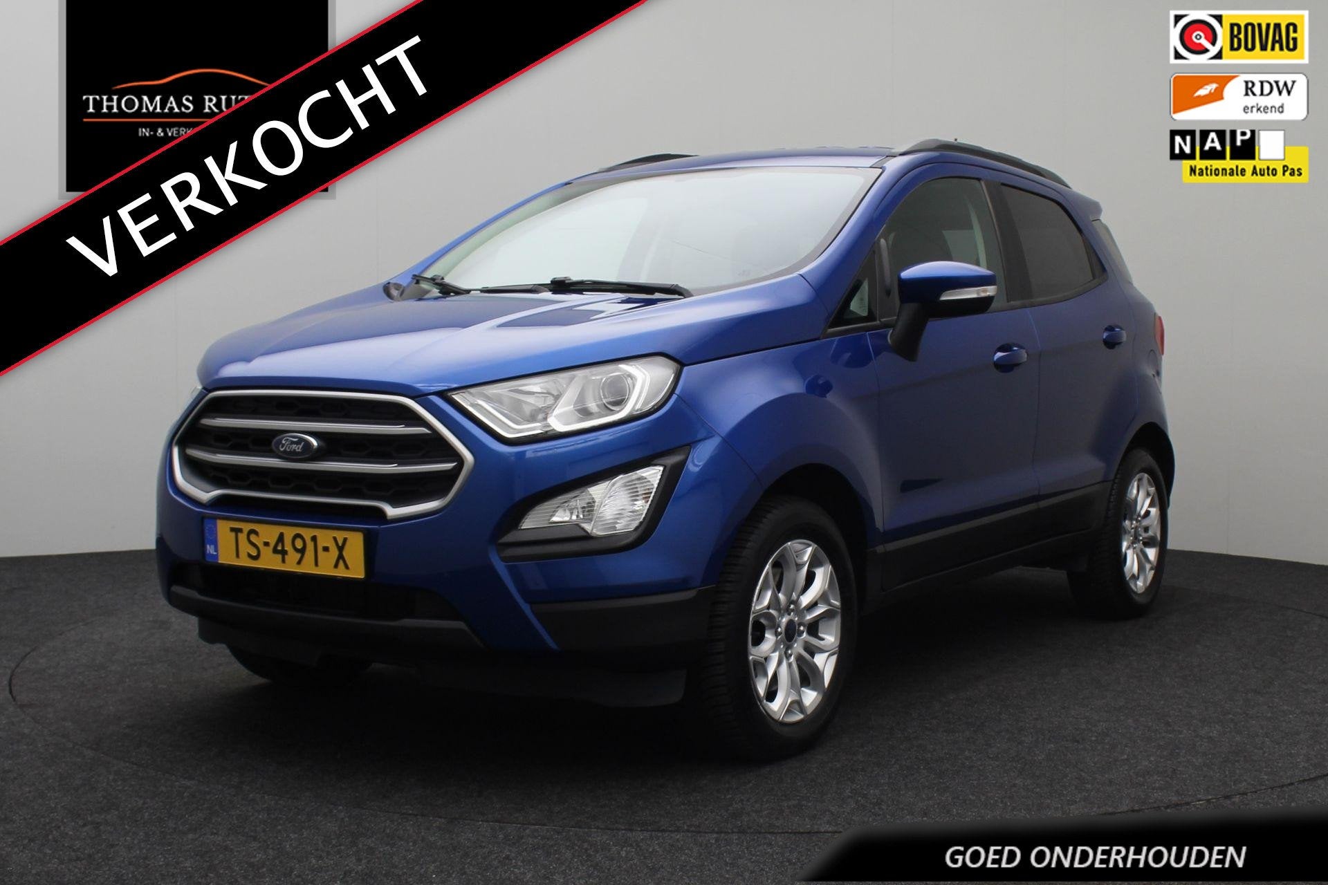 Ford EcoSport 1.0 EcoBoost Trend Ultimate 2018 NAP | Navigat, Auto's, Voorwielaandrijving, Gebruikt, Euro 6, Ecosport