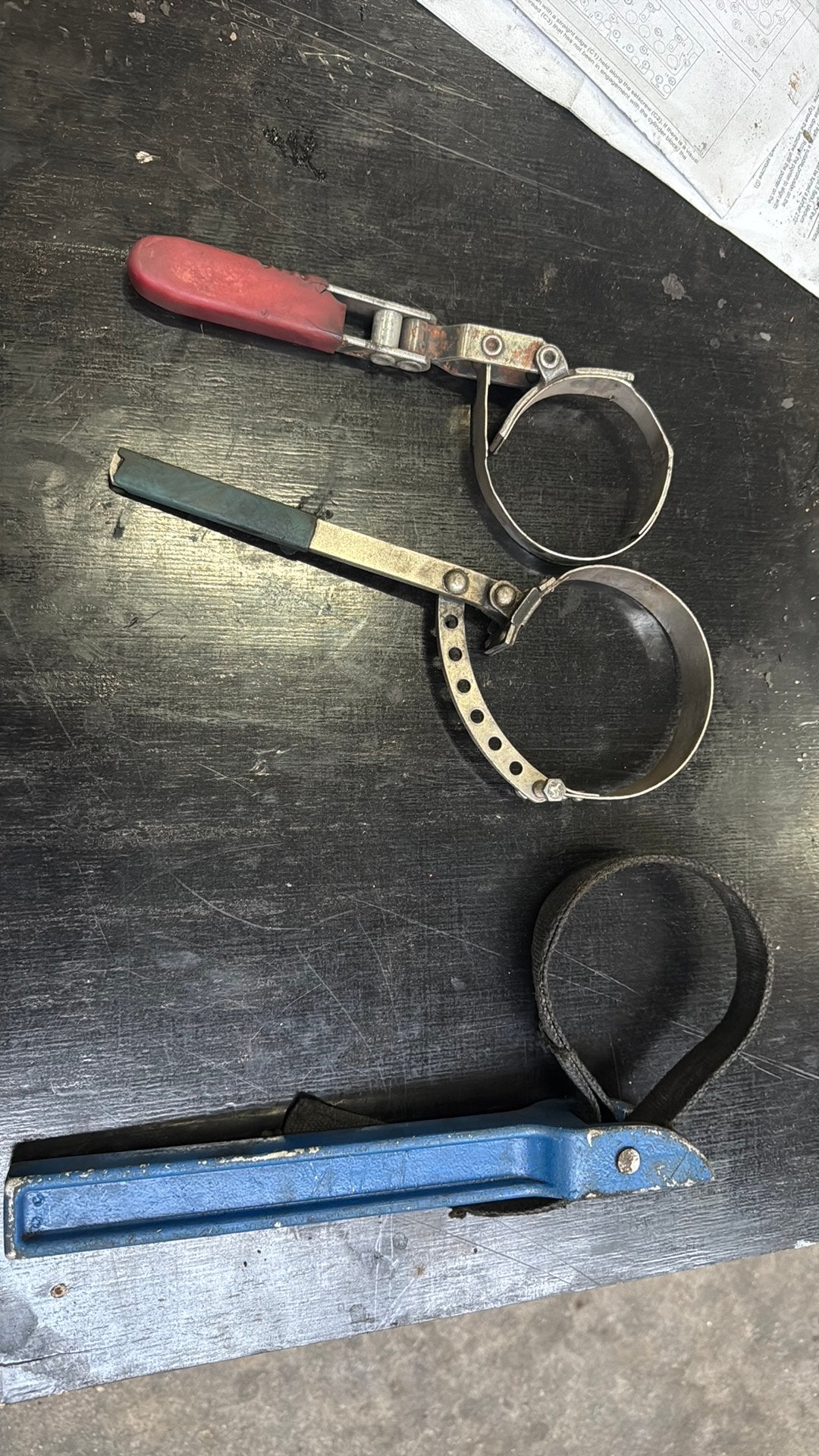 oliefilter tangen, Ophalen of Verzenden, Gebruikt
