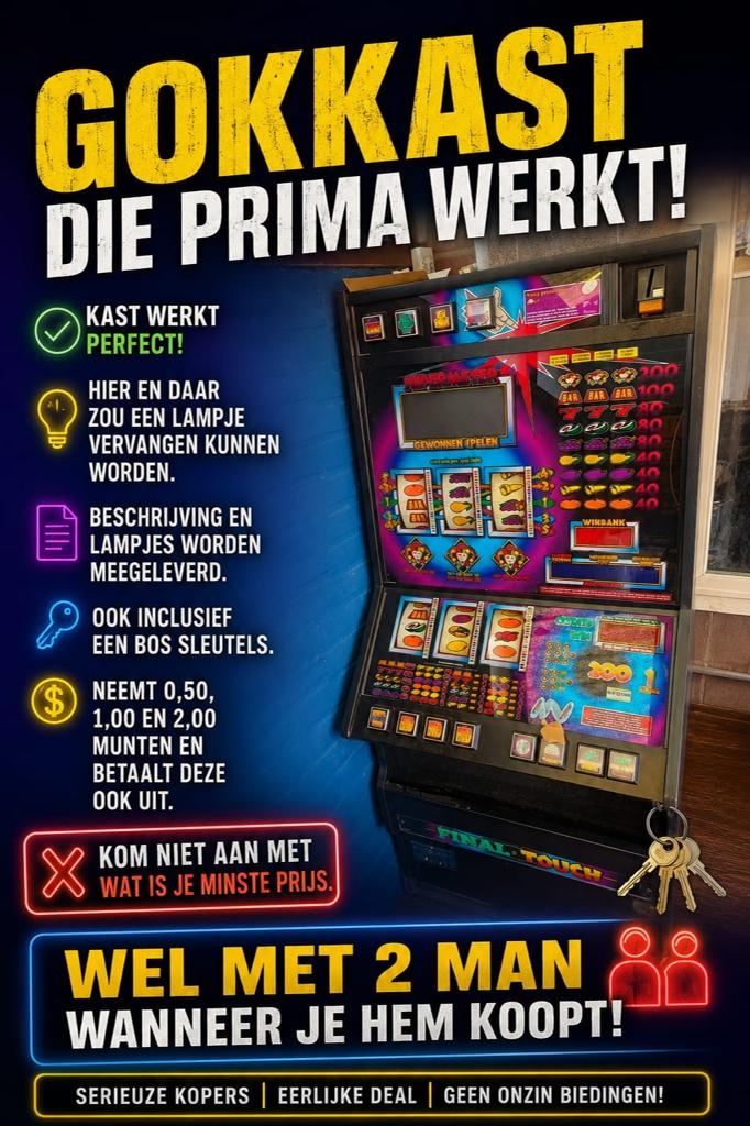 Gokkast, Verzamelen, Automaten | Gokkasten en Fruitautomaten, Euro, Ophalen, Gebruikt
