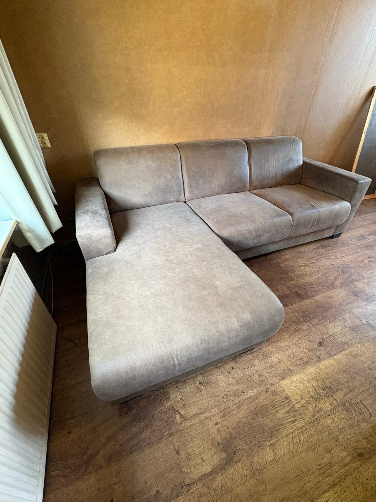 hoekbank, Huis en Inrichting, Ophalen, 250 tot 300 cm, Gebruikt, 100 tot 125 cm