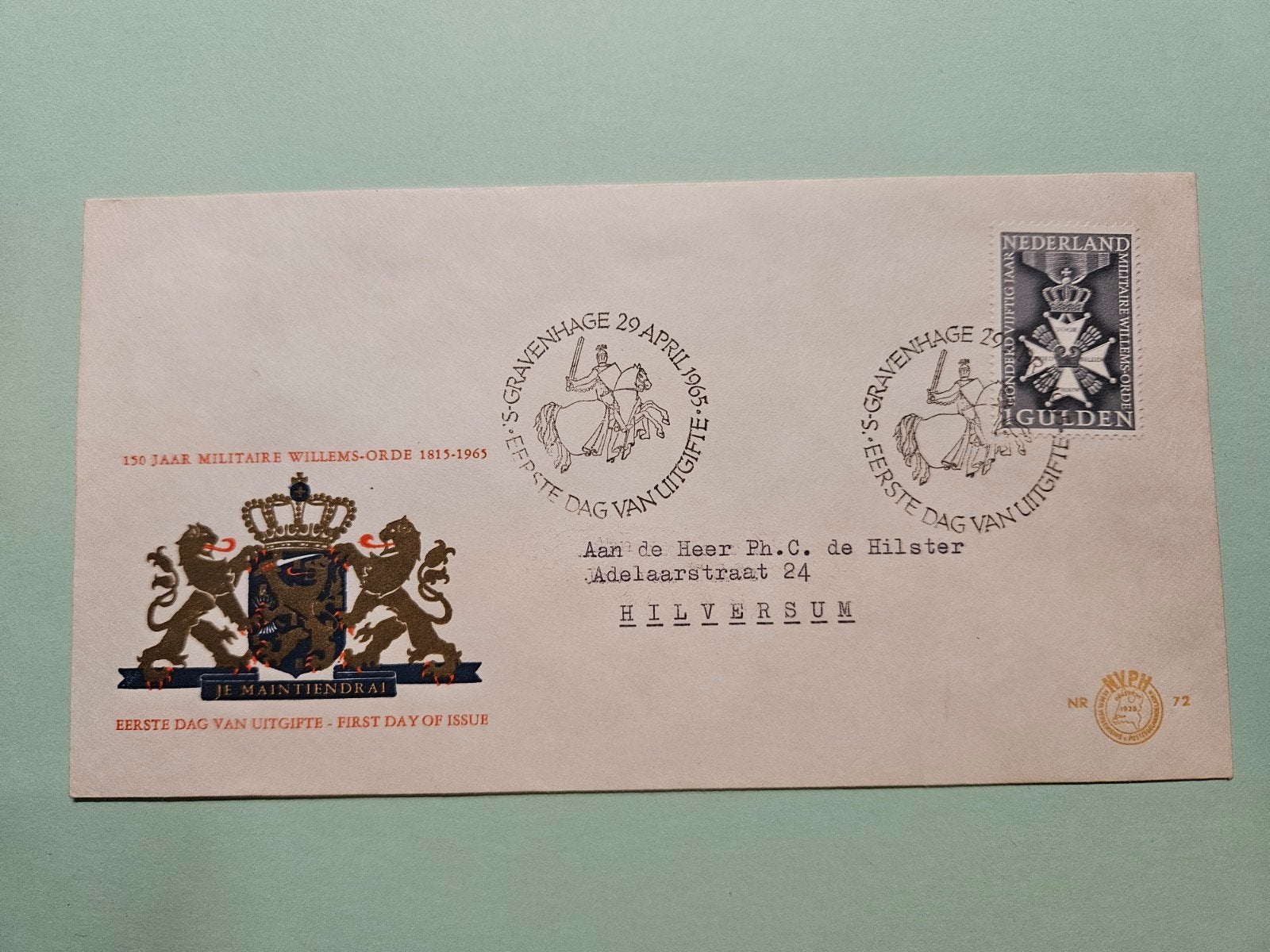 43) de militaire Willems orde 1965, Ophalen of Verzenden, Beschreven, Nederland