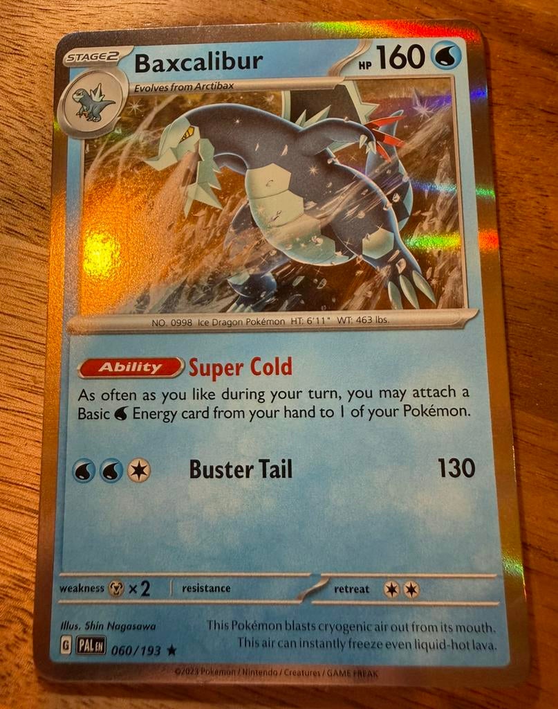 Baxcalibur Paldea Evolved 060/193, Ophalen of Verzenden, Nieuw