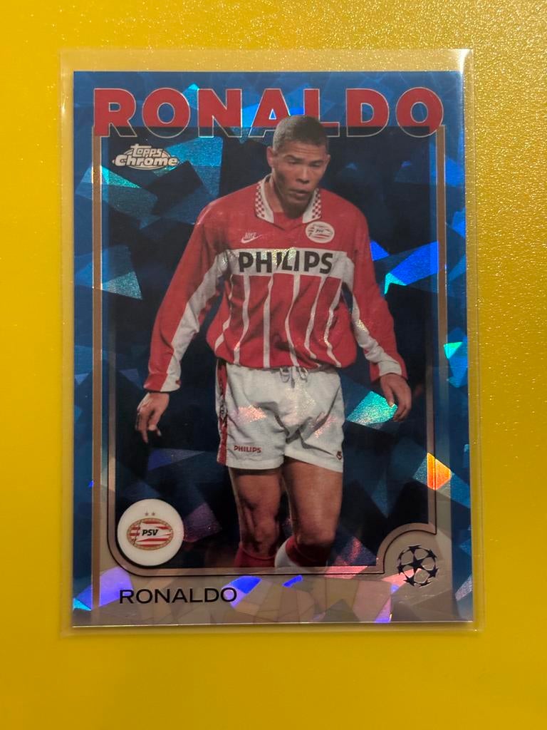 Ronaldo PSV Topps Chrome Champions League Kaart, Verzamelen, Sportartikelen en Voetbal, Ophalen of Verzenden, Zo goed als nieuw
