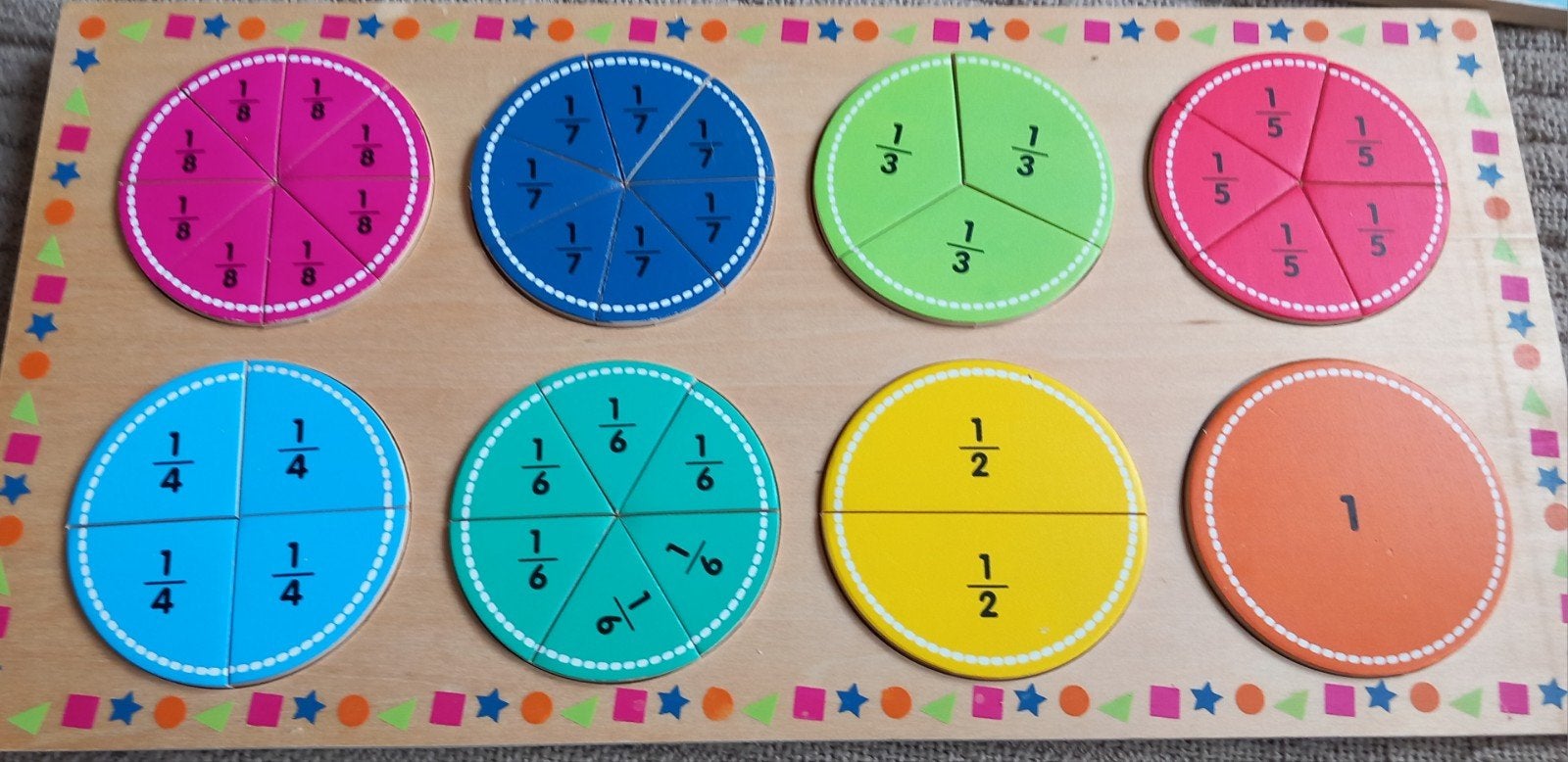 Houten Breuken Puzzel, Ophalen, Zo goed als nieuw, Puzzelen