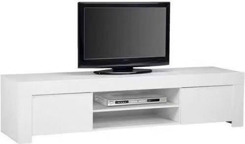 Tv-meubel Hoogglans Wit, Ophalen of Verzenden, 25 tot 50 cm, 150 tot 200 cm, Minder dan 100 cm