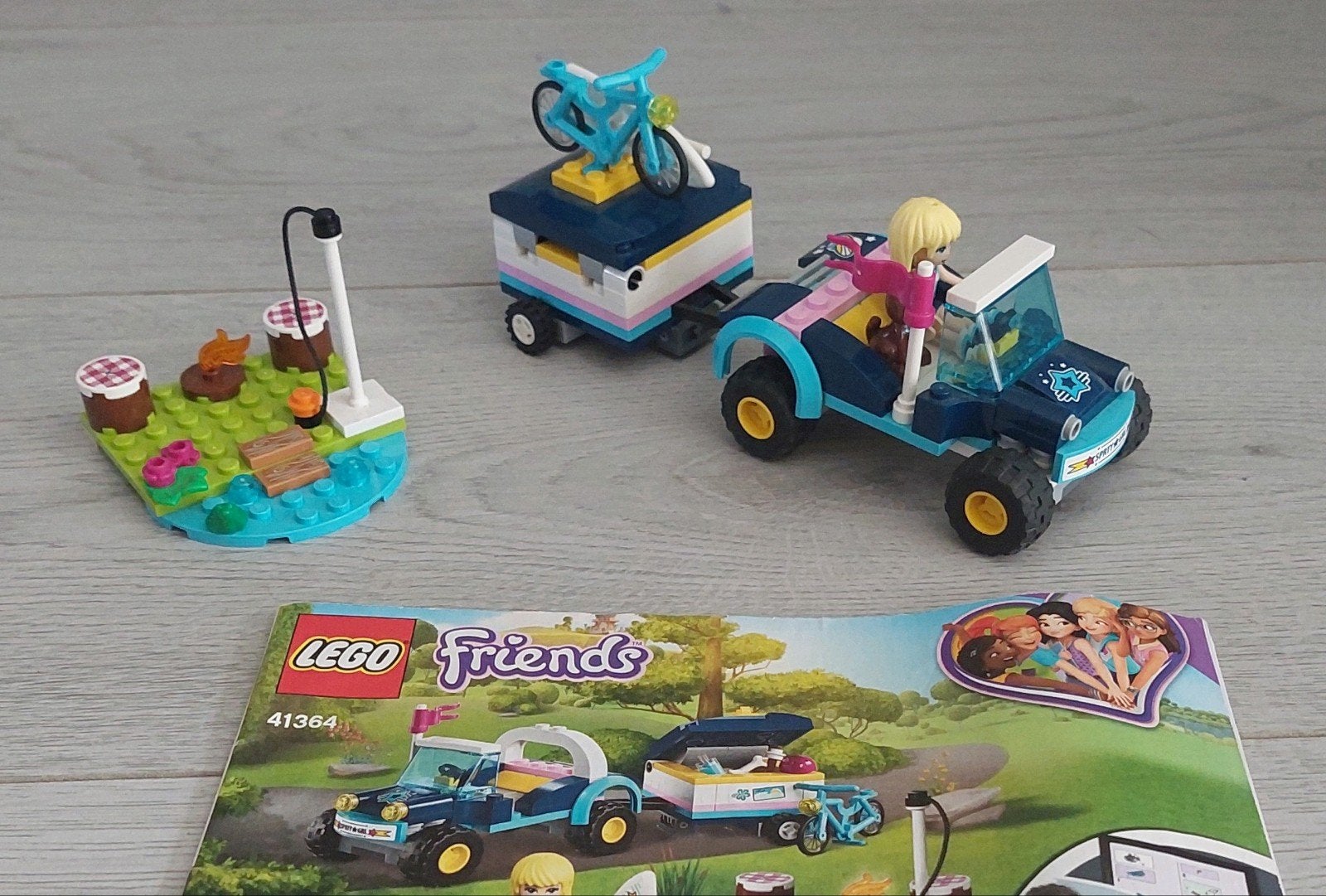 LEGO Friends 41364 Stephanie's Buggy & Trailer, Ophalen of Verzenden, Zo goed als nieuw, Overige merken