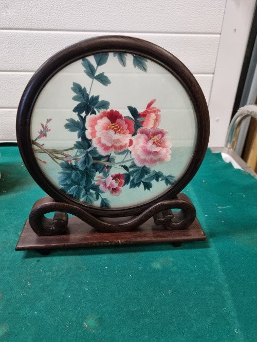 hangerfeng zijde chinees geborduurd bezetenheid, Ophalen of Verzenden, 'T Olde Gre-j, Info@toldegrej.nl, Endepoelstraat 20f Didam