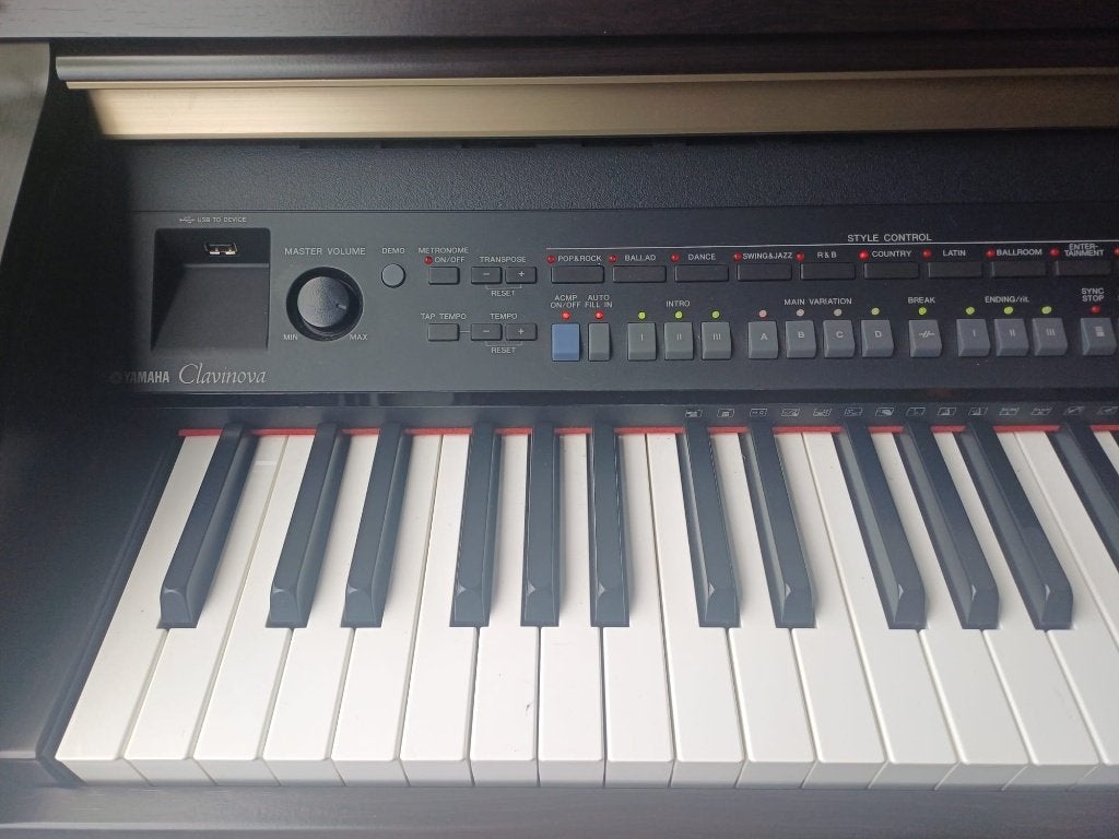 Yamaha Clavinova CVP-401 – Absolute Nieuwstaat!, Bruin, ., Ophalen of Verzenden, Zo goed als nieuw