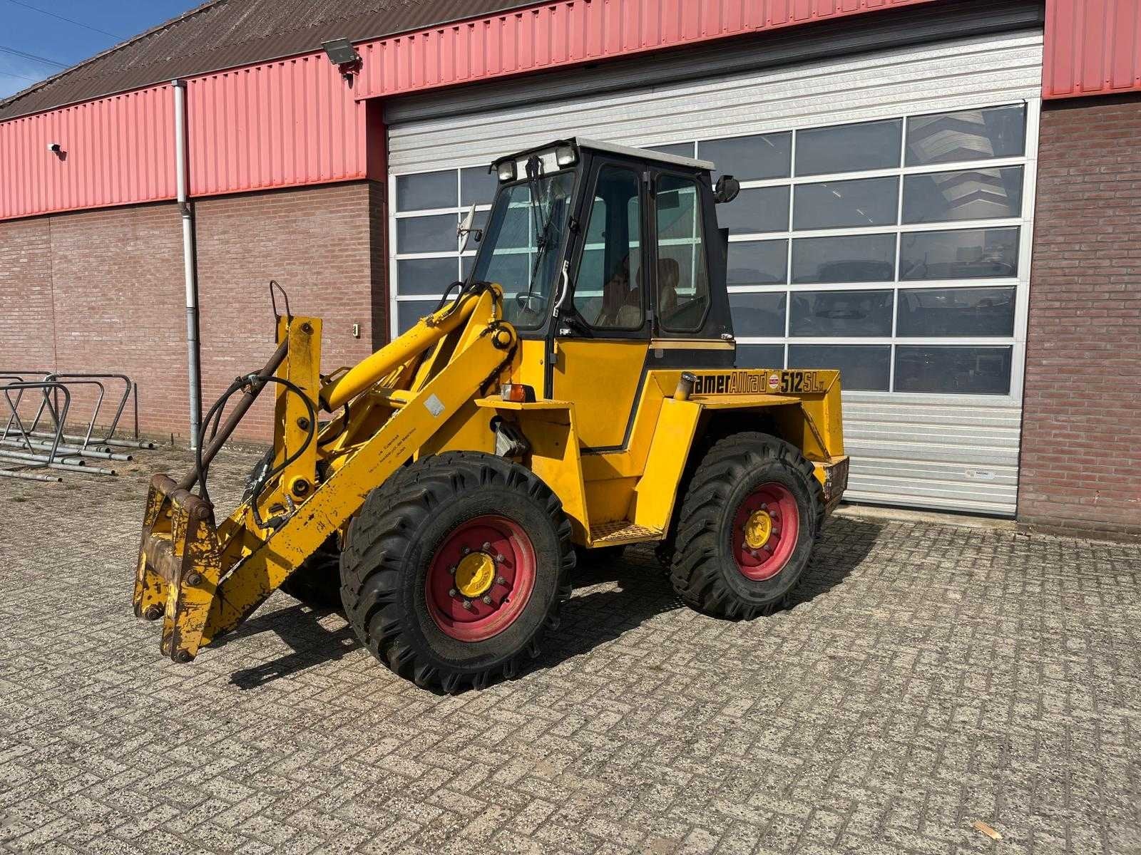 Kramer 512 SLX Allrad wiellader – 4x4 – Nederlands kente, Wiellader of Shovel