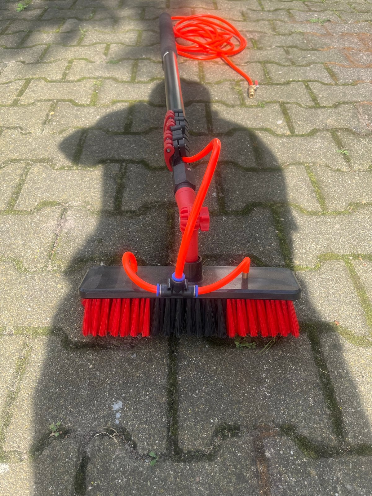Telescopische wasborstel met waterslang, Ophalen of Verzenden, Nieuw