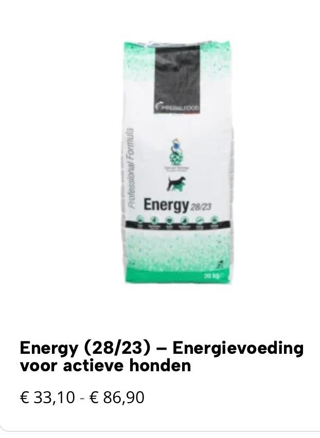 Hondenvoer: Imperial Food Energy zak 20 kg, Dieren en Toebehoren, Ophalen, Hond