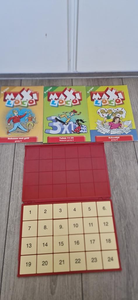 Maxi Loco Rekensets Groep 5 & 6 met basisdoos, Ophalen of Verzenden, Gebruikt, Puzzelen