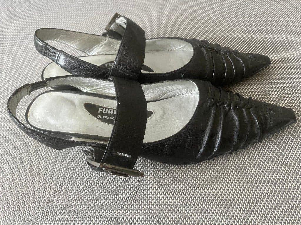 Elegante schoenen Fugitive de Francesco Rossi maat 39, Zwart, Ophalen of Verzenden, Sneakers of Gympen, Gedragen