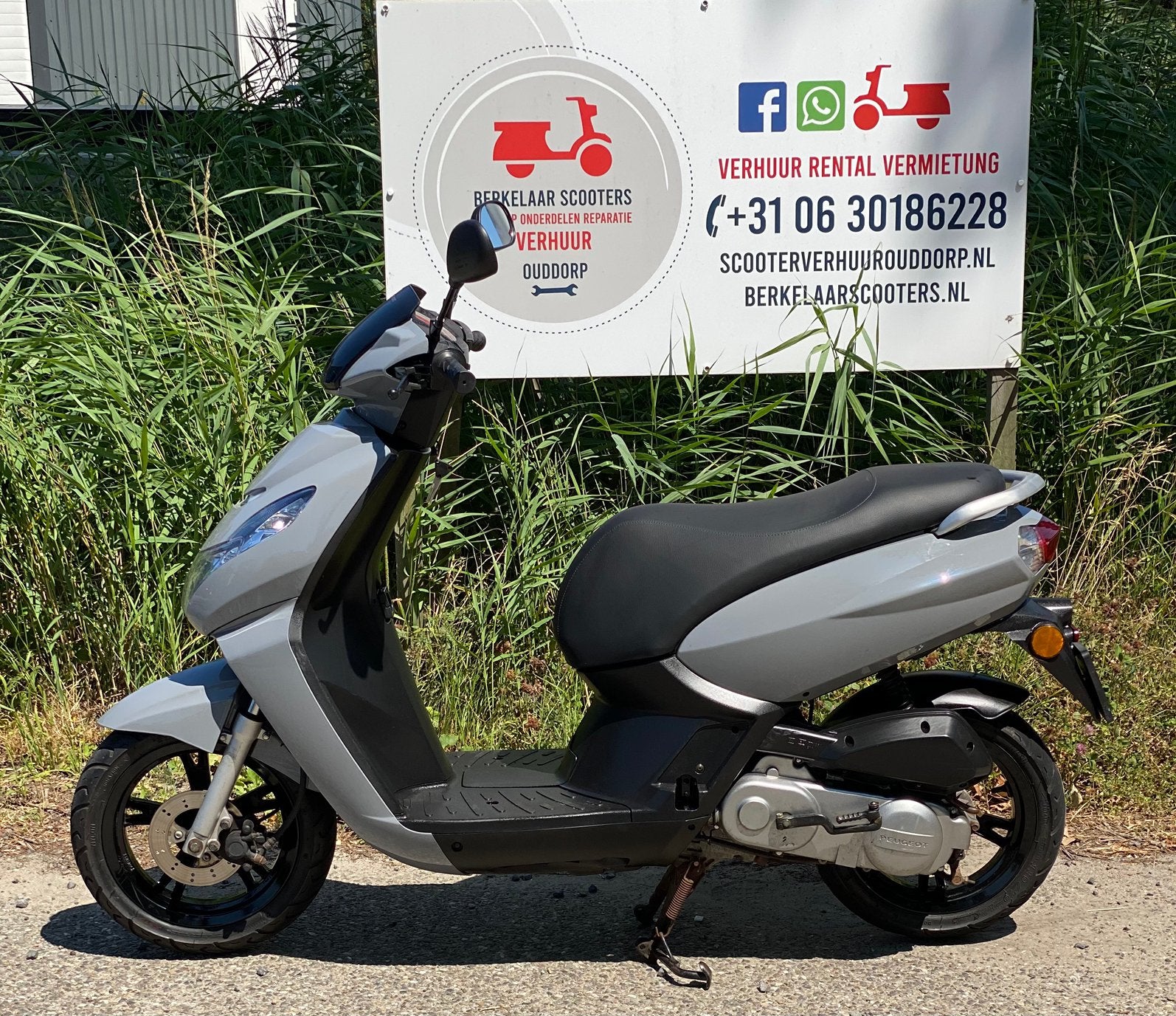 Prugeot kisbee 2015., Ophalen, Verweggistan, Gebruikt, Berkelaarscooters@gmail.com