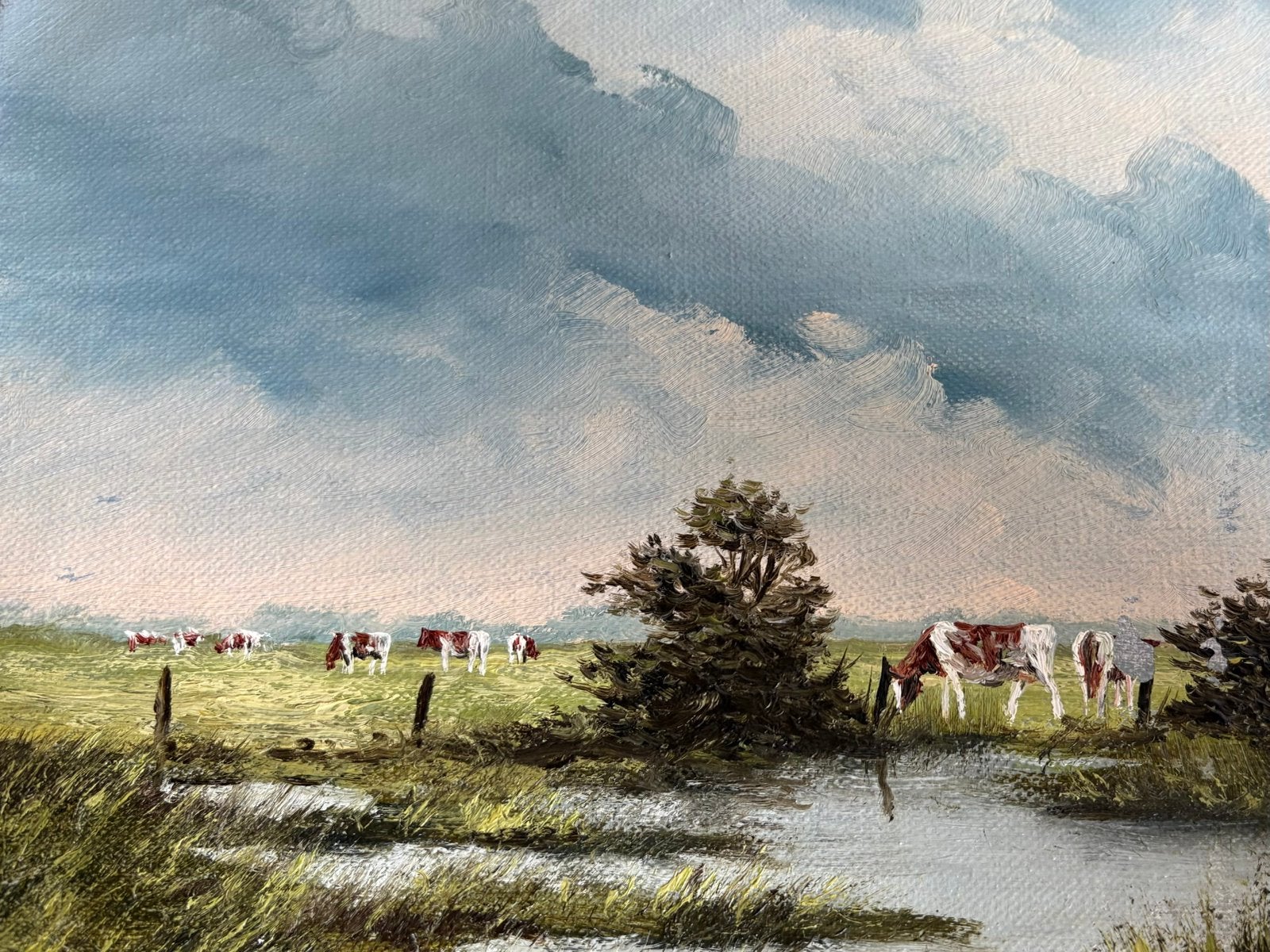 Olieverf schilderijtje van Elshout, Ophalen of Verzenden