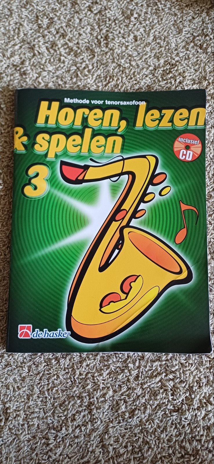 horen lezen spelen 3 tenorsaxofoon, Muziek en Instrumenten, Ophalen, Gebruikt, Les of Cursus, Saxofoon