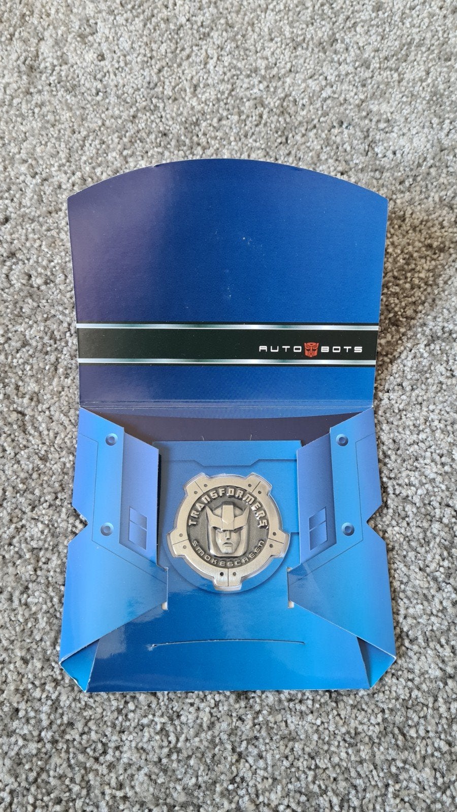 Transformers Masterpiece MP-19 Smokescreen Collector Coin, Overige generaties, Verzenden, Nieuw, Autobots