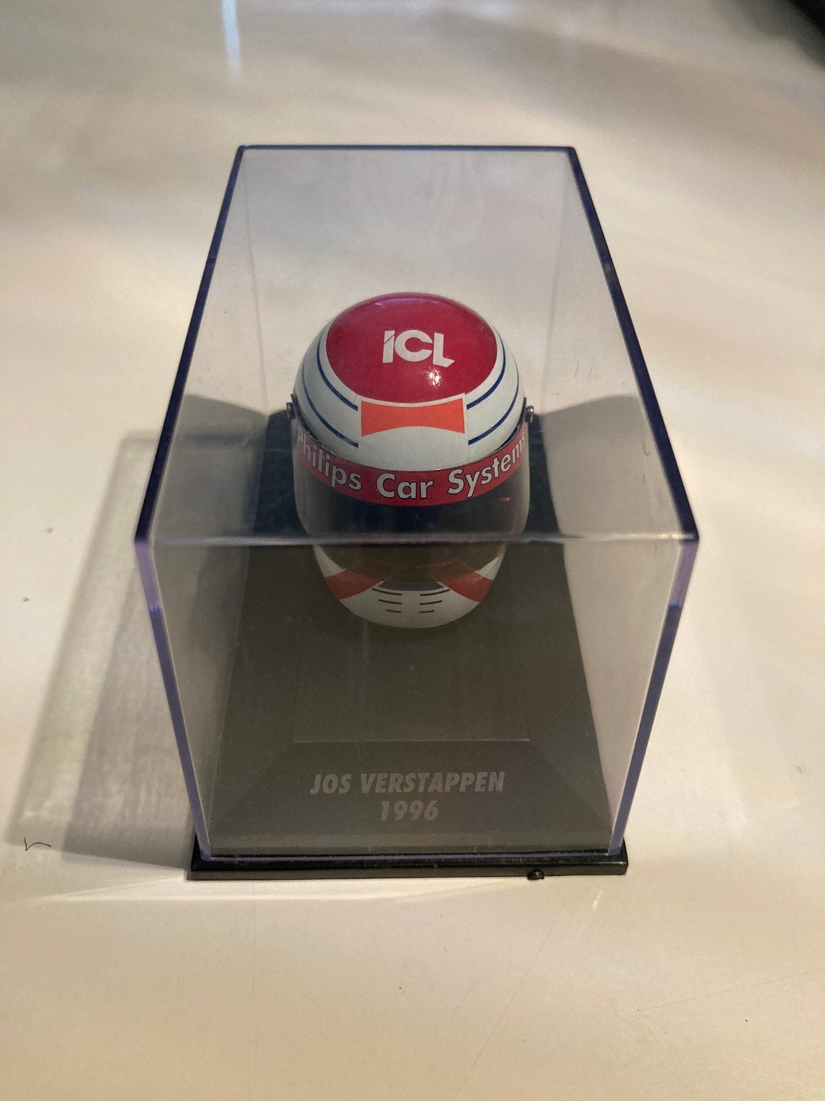 Jos verstappen helm 1996, Ophalen of Verzenden, Zo goed als nieuw, Formule 1